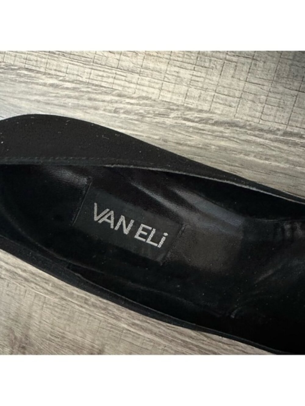 VANELI Vintage Black Bow Detail Women’s Kitten Heel Pumps - Picture 11 of 11